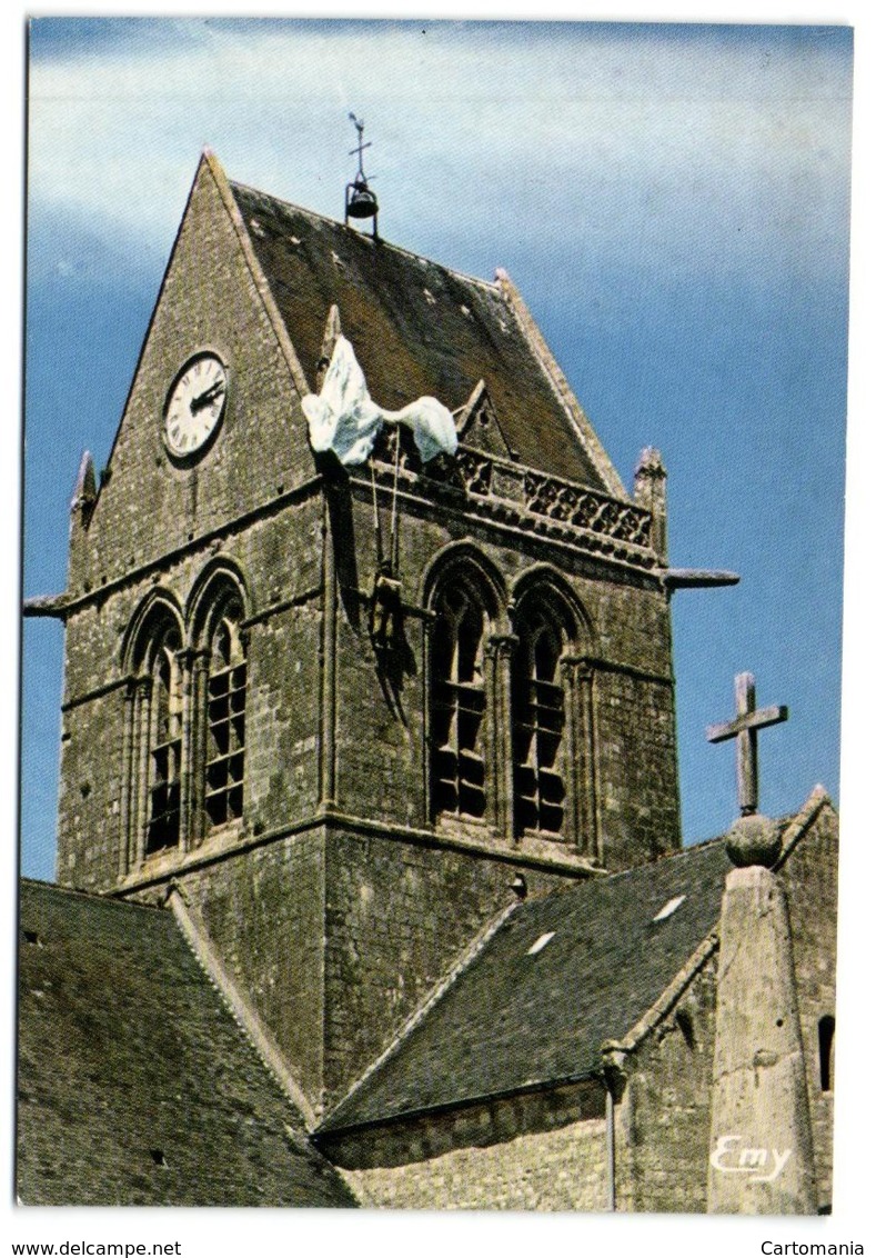 Sainte-Mère-Eglise - L'Eglise Et La Calvaire - Sainte Mère Eglise