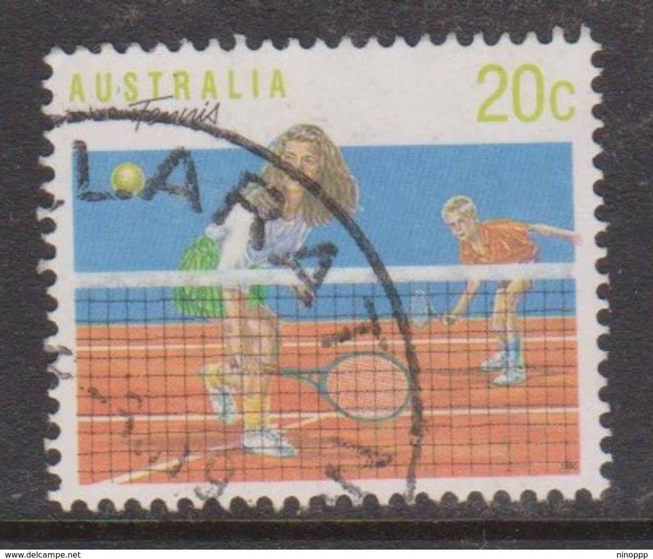 Australia ASC 1229b 1990 Sports 20c Tennis Perf 14 X 14.5, Used - Prove & Ristampe