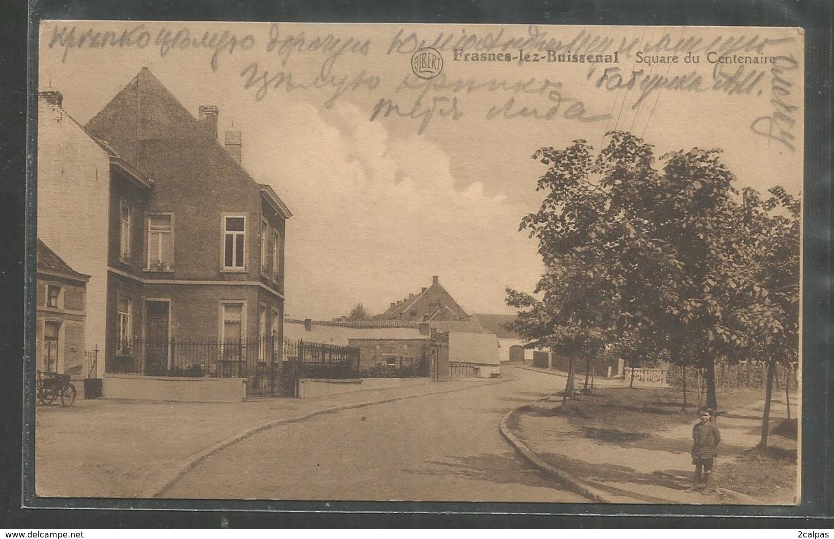 Belgique - Carte Peu Courante - Hainaut - Frasnes-lez-Buissenal : Square Du Centenaire - Sonstige & Ohne Zuordnung