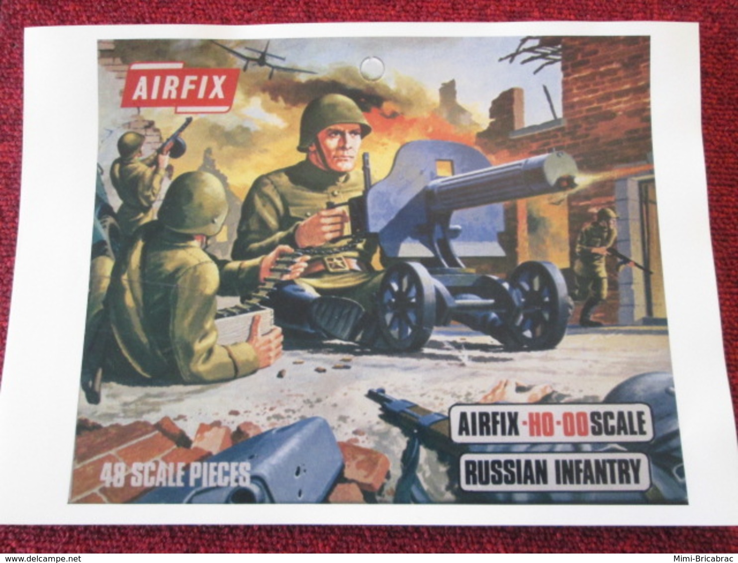 CAGI3 Format A4 : TIRAGE COULEUR BOITE FIGURINES AIRFIX 1/72e HO-OO RUSSIAN INFANTRY - Army