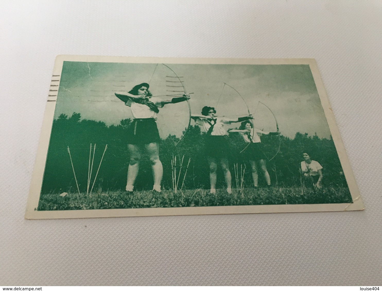 CP - 1600 -  Archery At Lake Bryn Mawr Camp .Honesdale PA - USA - Bogenschiessen