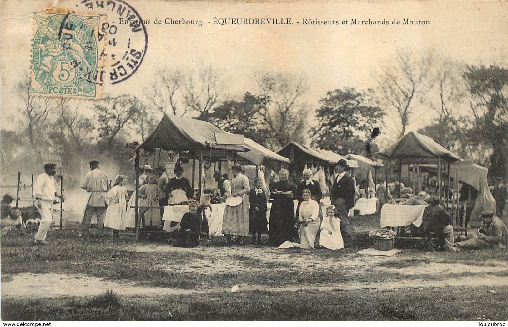 EQUEURDREVILLE ROTISSEURS  ET MARCHANDS DE MOUTON - Equeurdreville