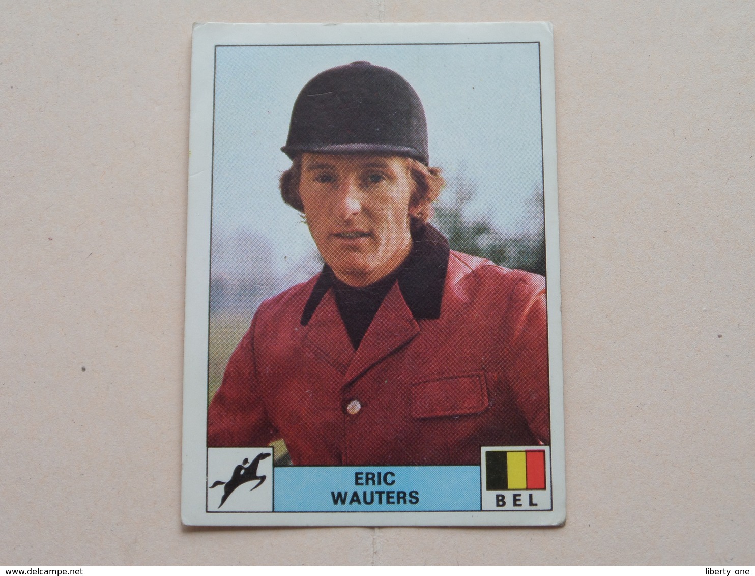 ERIC WAUTERS België ( MONTREAL 76 ) > ( Nr. 281 ) - Figurine PANINI ! - Equitation