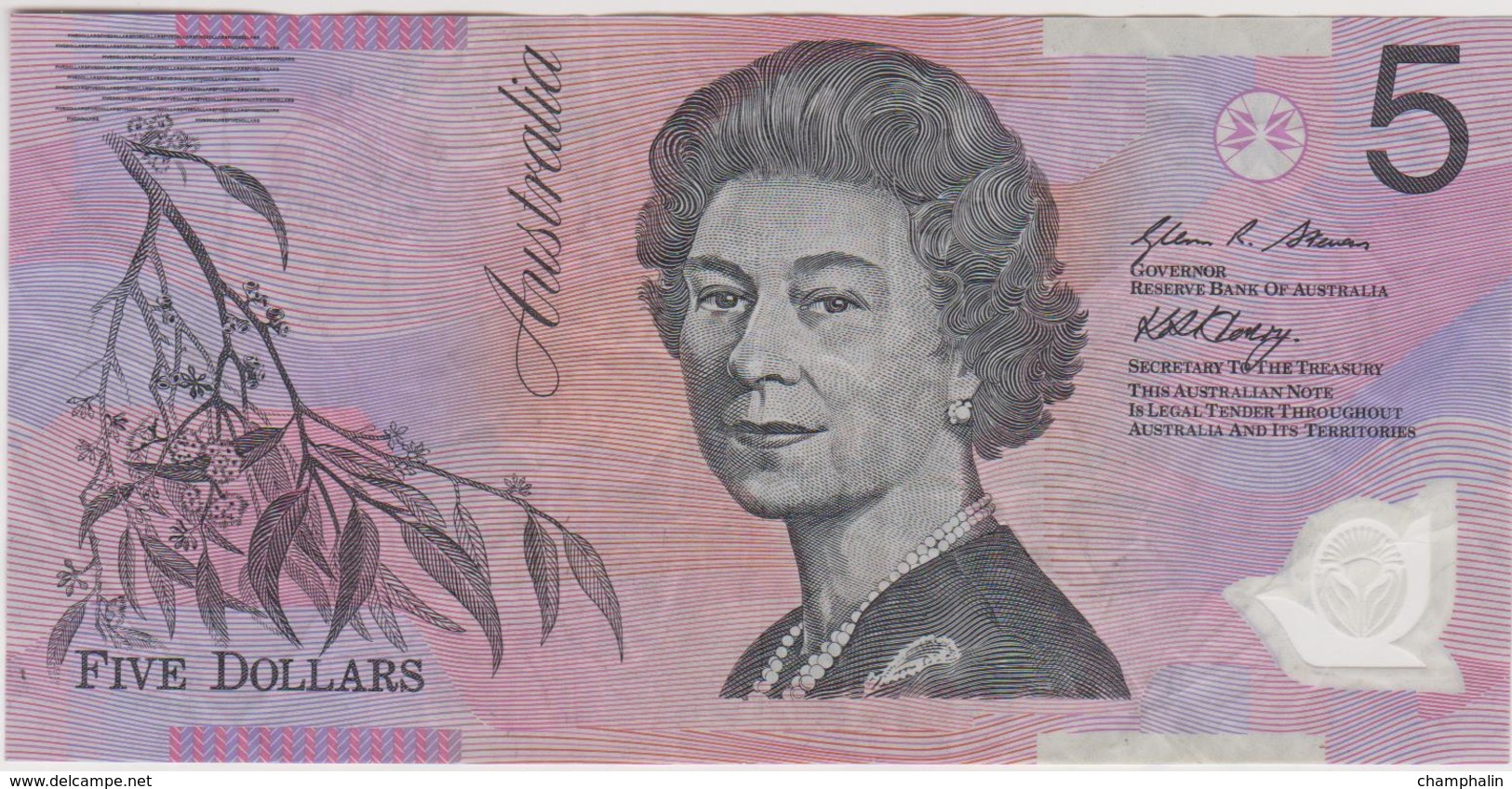 Australie - Billet De 5 Dollars - Elizabeth II - Non Daté (2008) - Polymère - P57f - 2005-... (kunststoffgeldscheine)