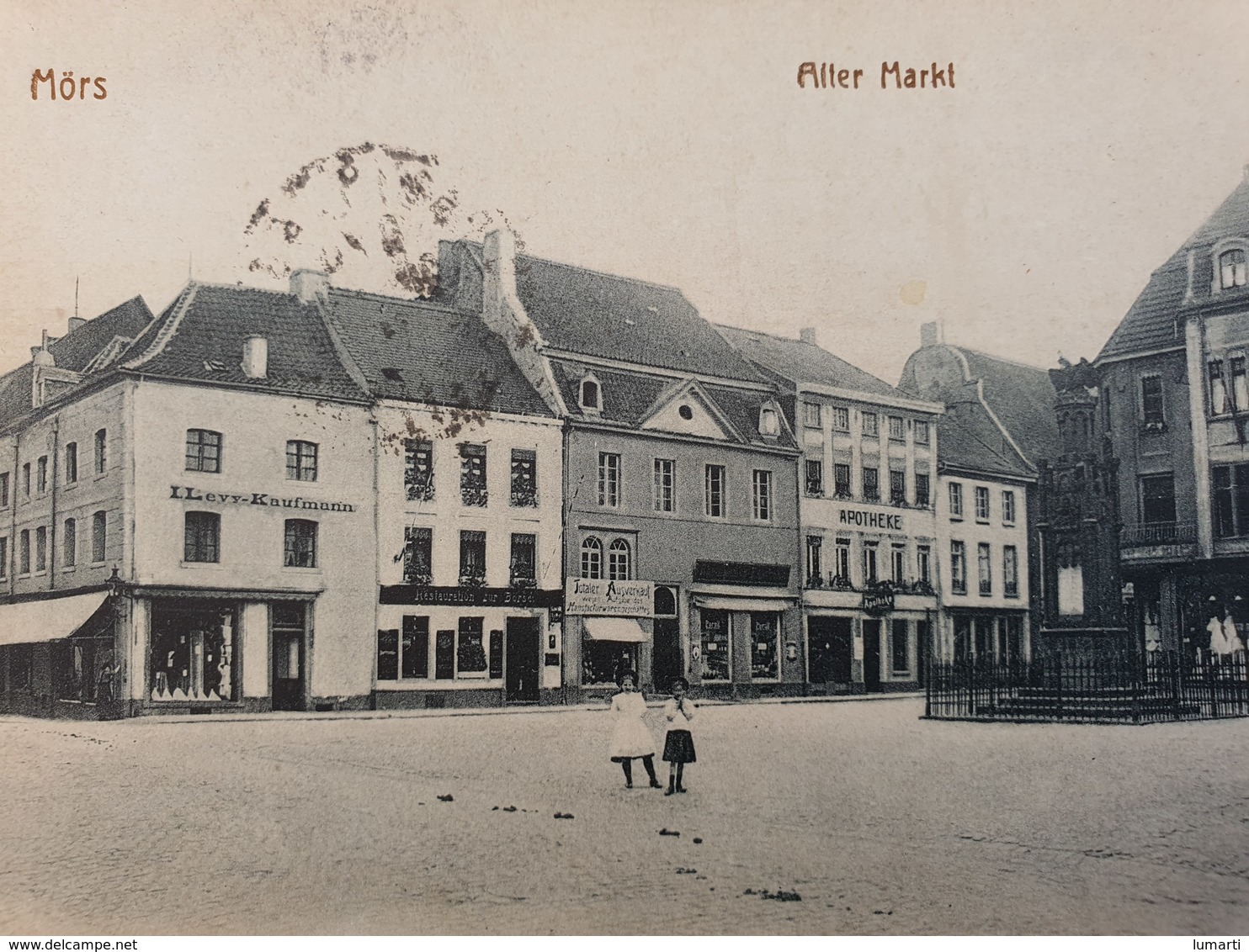 CPA Allemagne - Mors - Alter Markt  - 1919 (livraison Gratuit France)