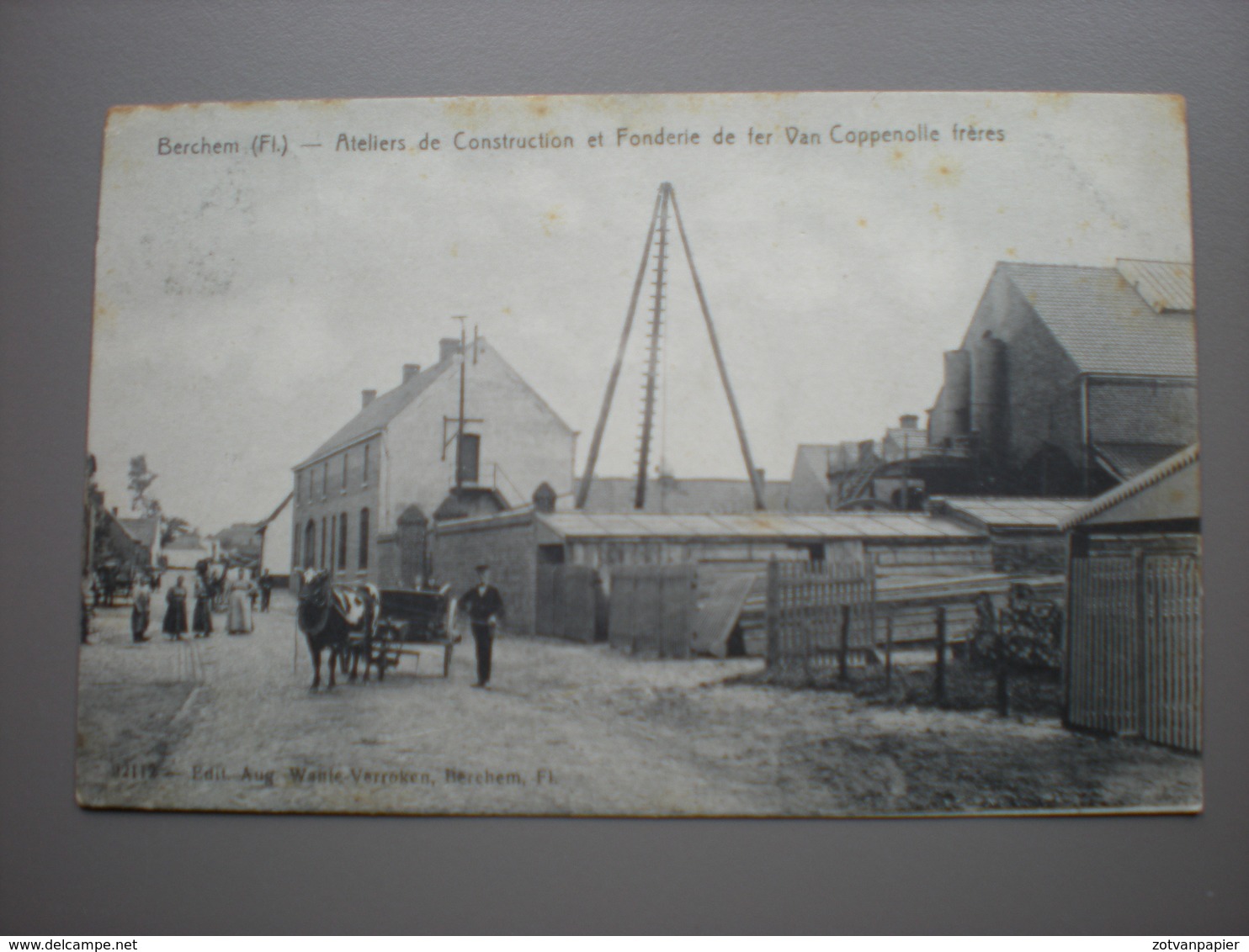 BERCHEM - ATELIERS DE CONSTRUCTION ET FONDERIE DE FER VAN COPPENOLLE 1908 - Antwerpen