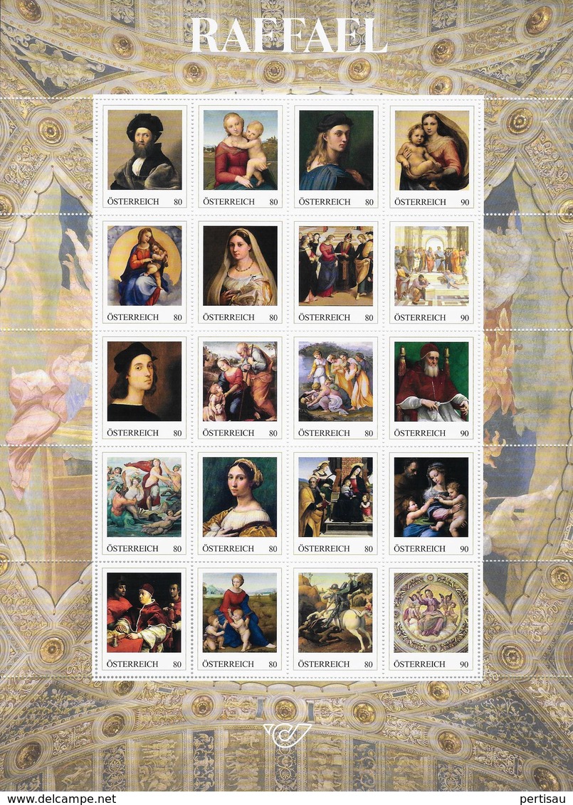 Kunst Rafael Map 20 Exclusieve Zegels 2021 - Unused Stamps