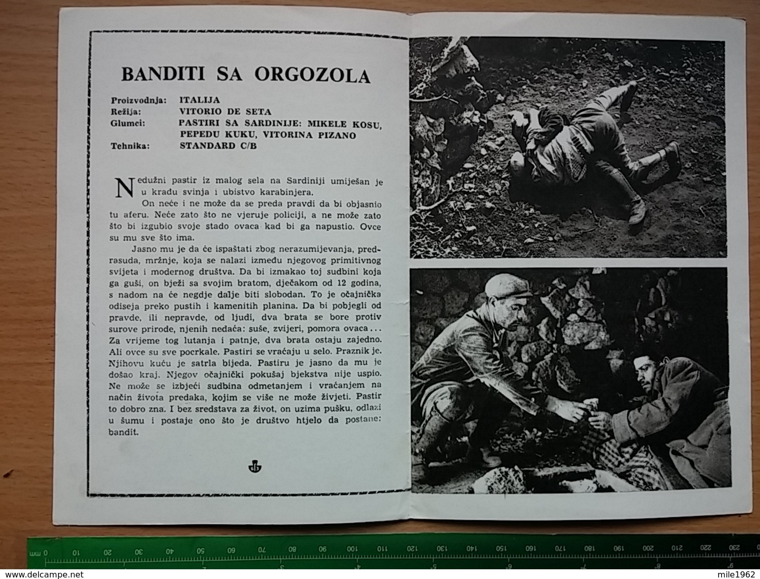 Prog 32 - Bandits Of Orgosolo (1961) - Banditi A Orgosolo - Michele Cossu, Peppeddu Cuccu, Vittorina Pisano - Pubblicitari