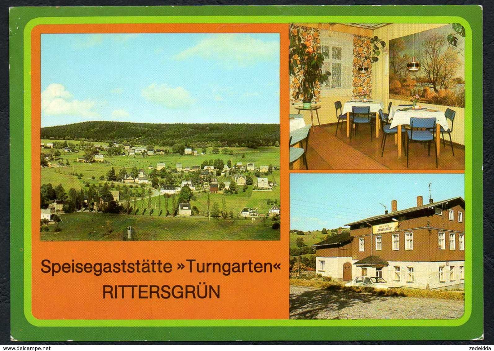 D5557 - Rittersgrün Breitenbrunn - Gaststätte Turngarten - Bild Und Heimat Reichenbach - Breitenbrunn