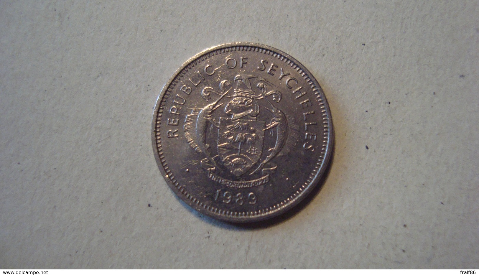 MONNAIE SEYCHELLES 25 CENTS 1989 - Seychelles