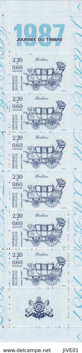 CARNETJOURNEE DU TIMBRE 1987 N° BC2469A  NEUF**  YT 2469  COTE 7.00 - Tag Der Briefmarke