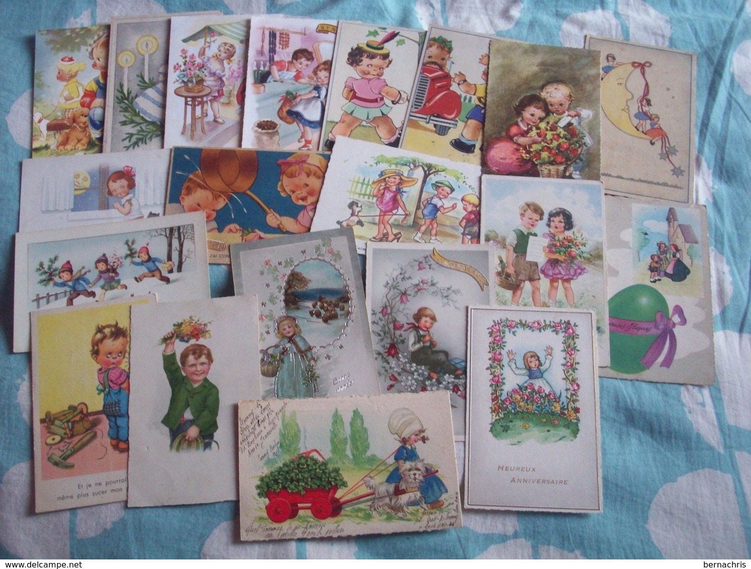 LOT DE 100 CARTES FANTAISIES ENFANTS ...... - 100 - 499 Cartes