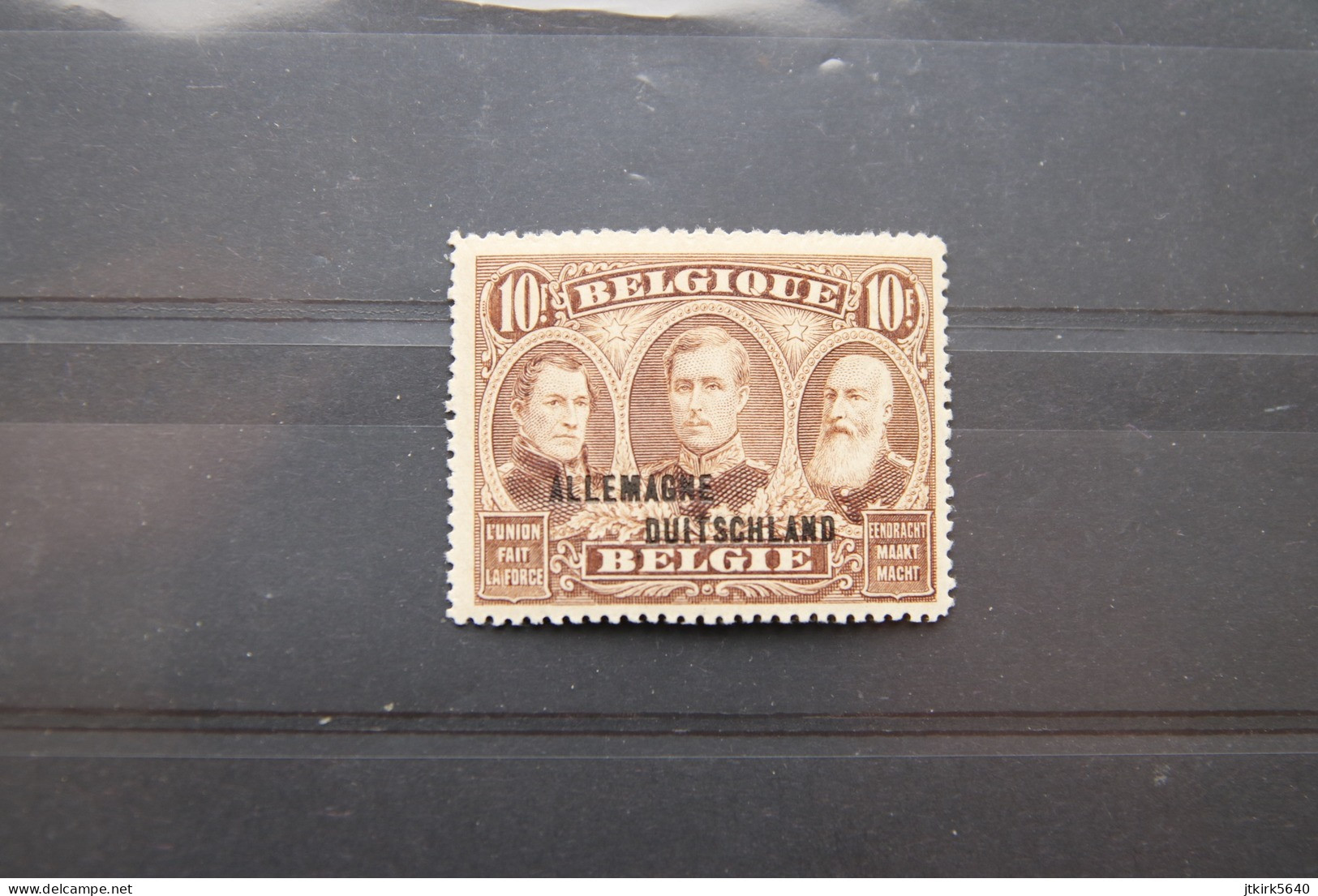 Timbre D'occupation Belge, 10F Brun-roux, (COB/OBP OC54, MNH**) 1919. - OC38/54 Belgian Occupation In Germany