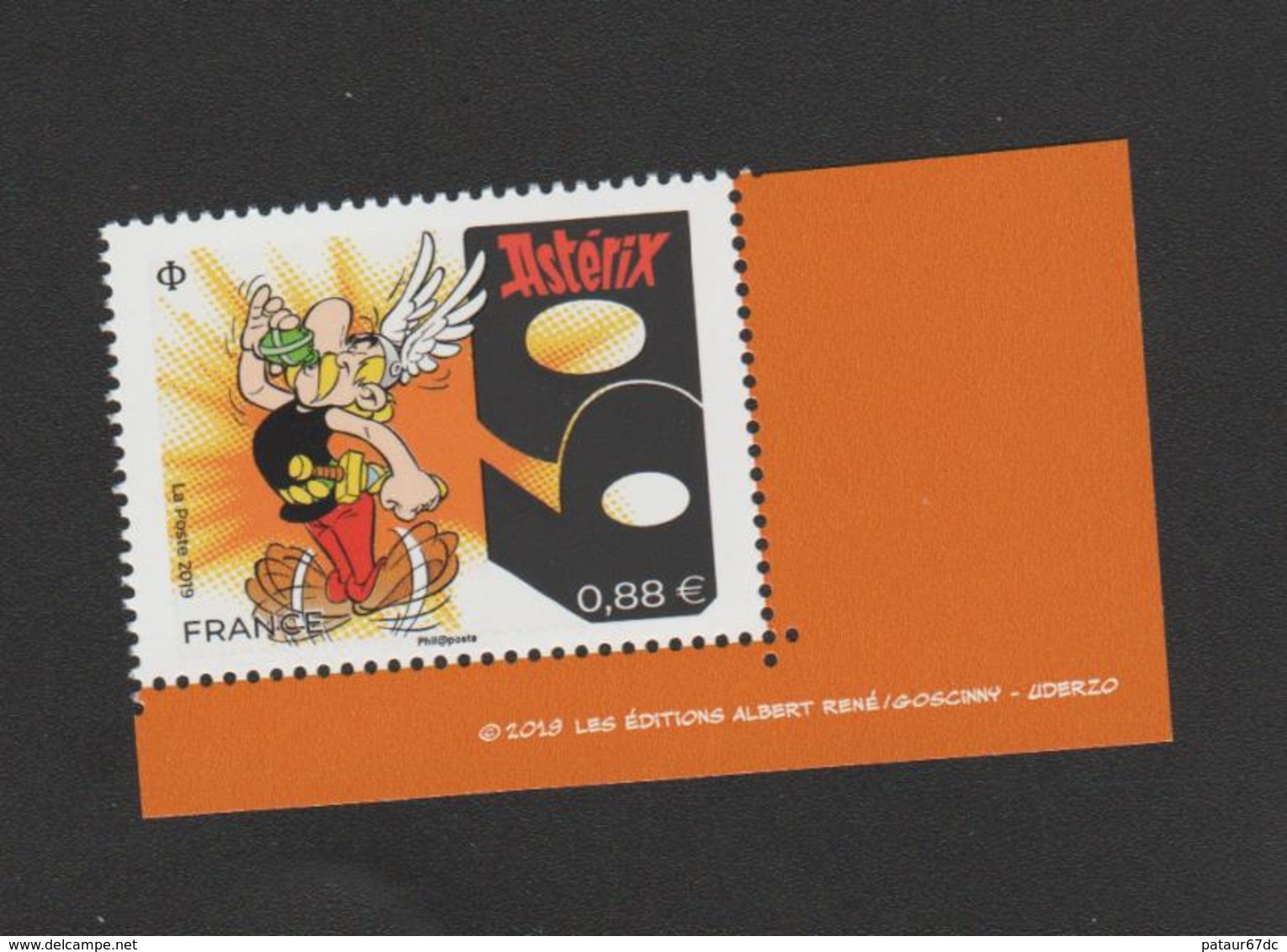 FRANCE / 2019 / Y&T N° 5342 ** : TP Issu Du F5342 "60 Ans D'Astérix" X 1 En Coin De Feuillet - Nuevos