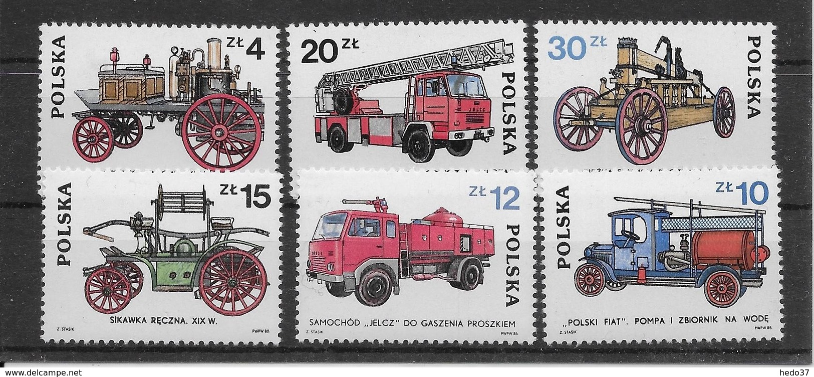 Thème Sapeurs Pompiers - Pologne Timbres Neufs ** Sans Charnière - TB - Sapeurs-Pompiers