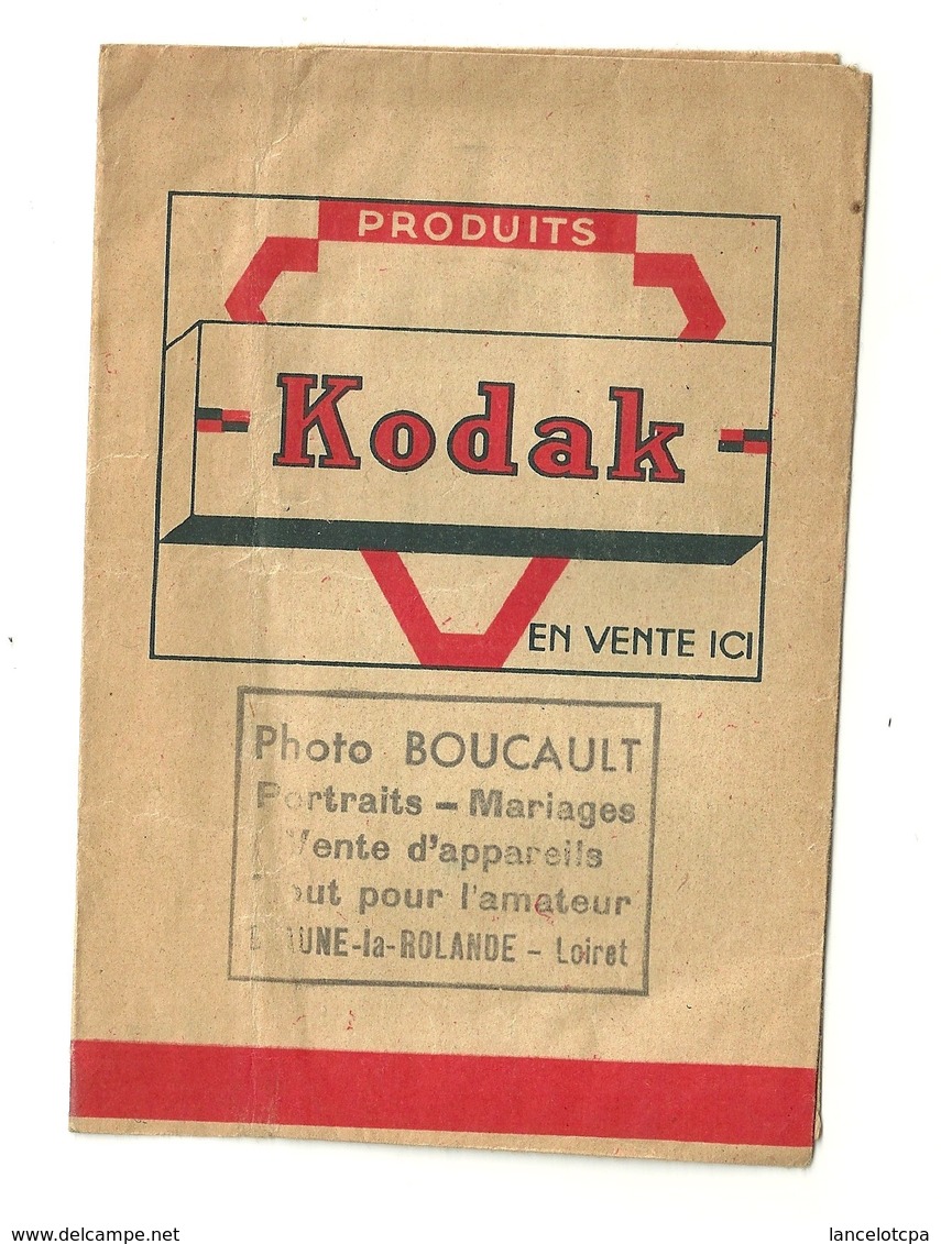 POCHETTE PHOTO KODAK / PHOTO BOUCAULT à BEAUNE LA ROLANDE (45) - Supplies And Equipment