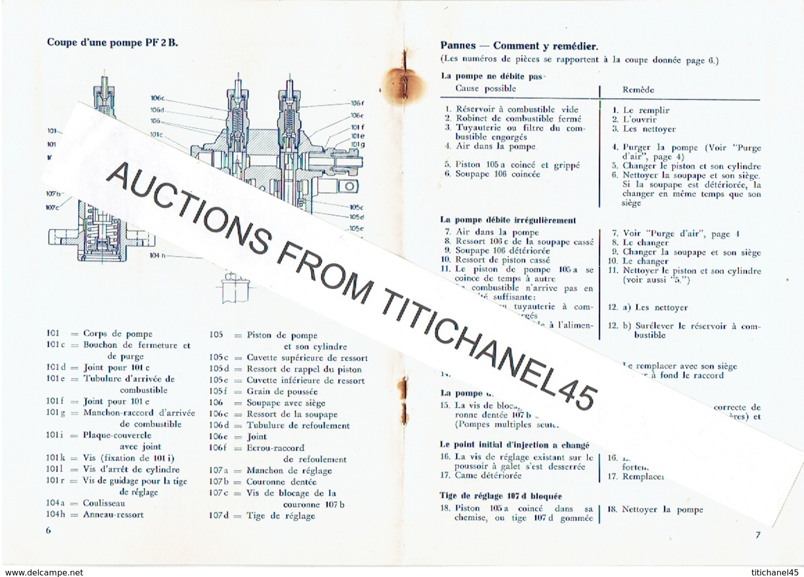 1936 Carnet De 12 Pages BOSCH Equipements Pour Moteurs à Huile Lourde, Pompes D'injection Type PF, Injecteurs, Filtres - Other & Unclassified