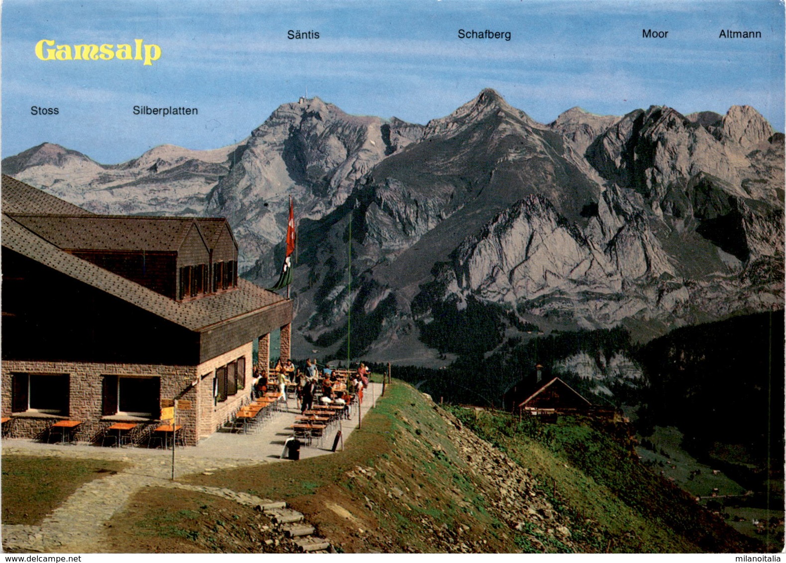 Bergrestaurant Gamsalp - Wildhaus, Obertoggenburg (3110) * 7. 9. 1992 - Gams