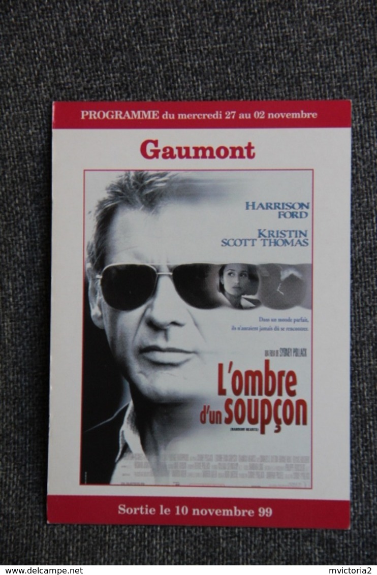 CINEMA : HARRISON FORD  : " L'OMBRE D'UN SOUPCON ". - Affiches Sur Carte