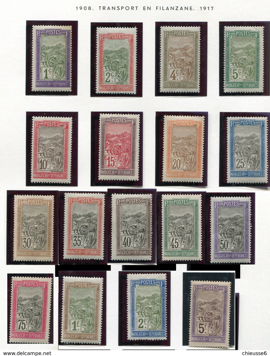 Madagascar **, * N° 94 à 110 - Used Stamps