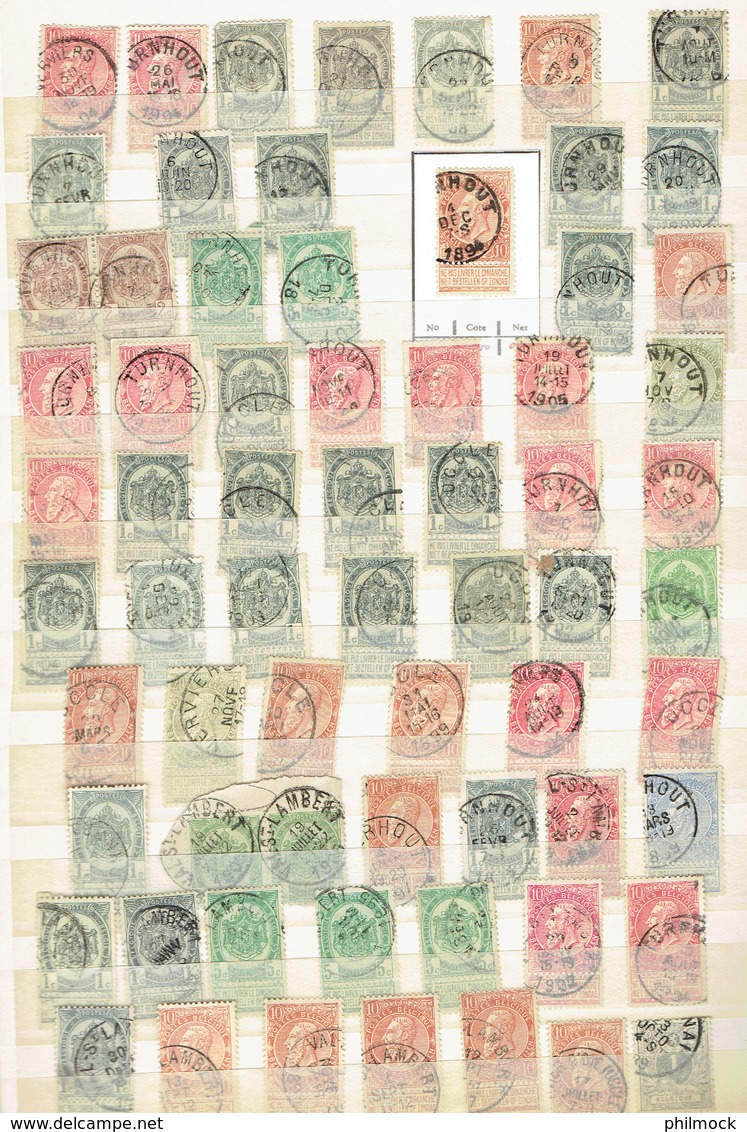 Lot Important 6Kg 500 - 8 Classeurs Avec Timbres Belgique Et Monde MNH-MH-Oblitérés - LIQUIDATION - Sammlungen (im Alben)