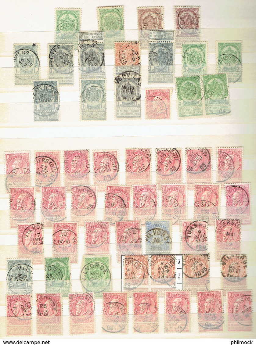 Lot important 6Kg 500 - 8 classeurs avec timbres Belgique et monde MNH-MH-Oblitérés - LIQUIDATION