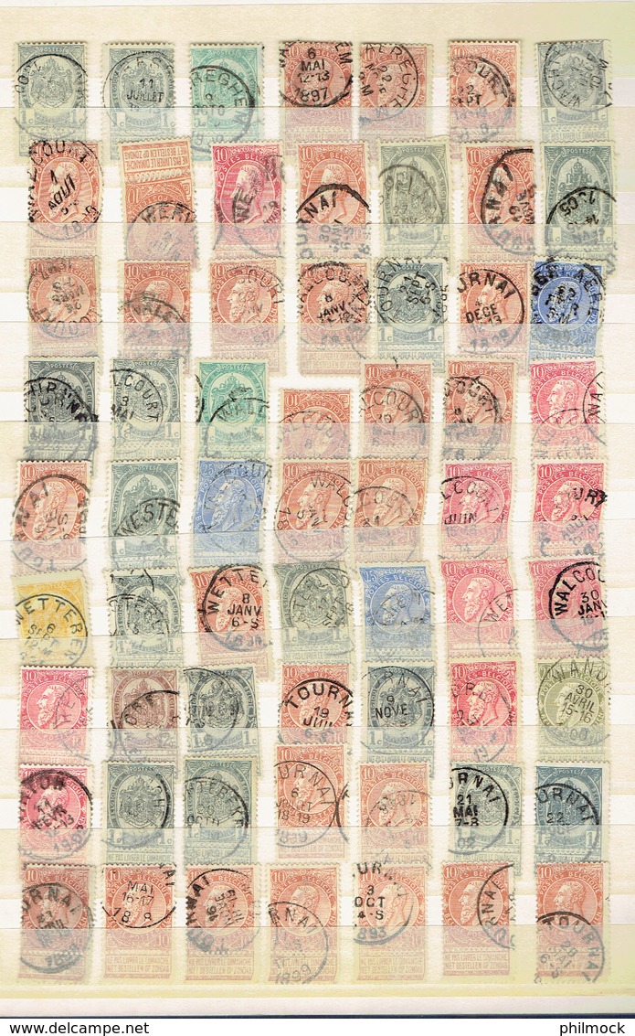 Lot important 6Kg 500 - 8 classeurs avec timbres Belgique et monde MNH-MH-Oblitérés - LIQUIDATION