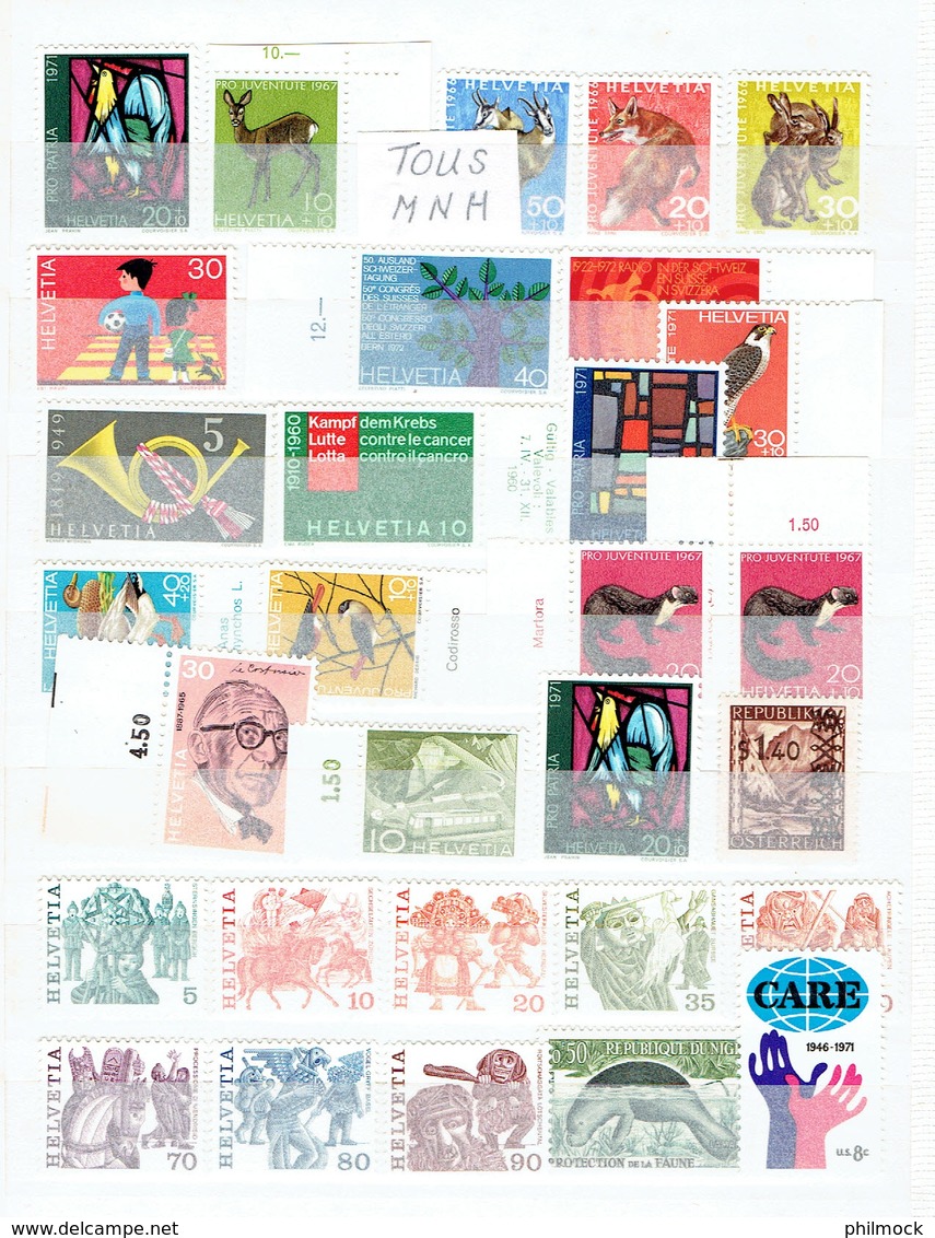 Lot important 6Kg 500 - 8 classeurs avec timbres Belgique et monde MNH-MH-Oblitérés - LIQUIDATION