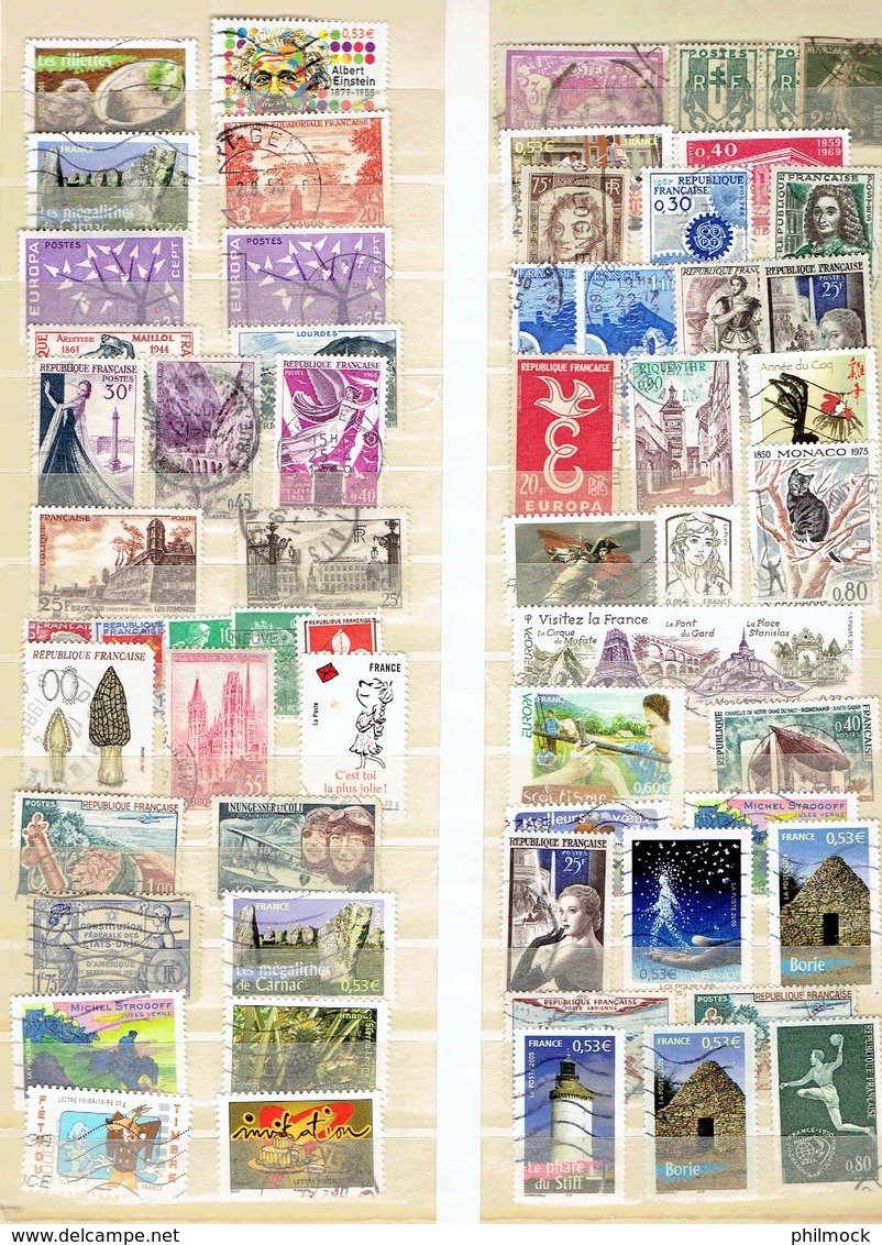 Lot important 6Kg 500 - 8 classeurs avec timbres Belgique et monde MNH-MH-Oblitérés - LIQUIDATION