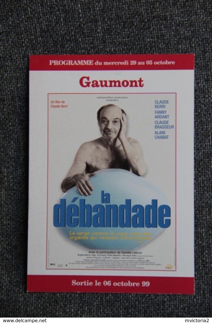 CINEMA : "  LA DEBANDADE ". - Plakate Auf Karten