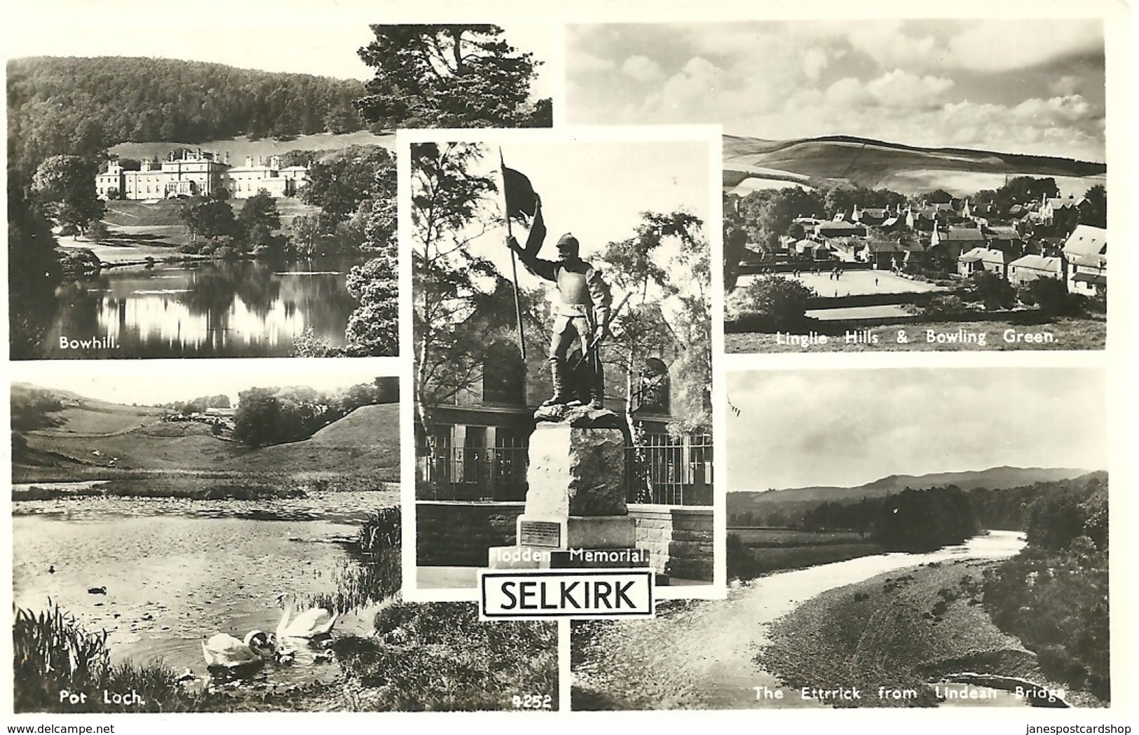 REAL PHOTOGRAPHIC MULTI-VIEW - SELKIRK - SELKIRKSHIRE - - Selkirkshire