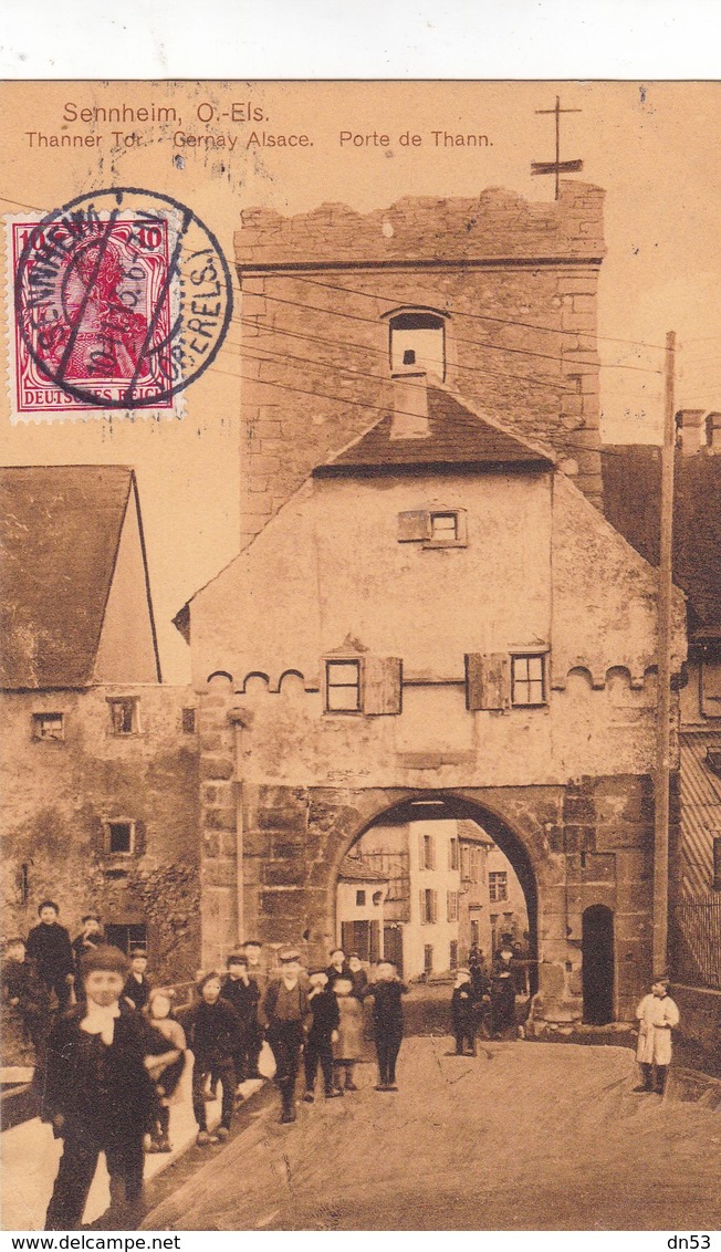 Haut-Rhin - Sennheim O. Els - Thanner Tor. Gernay Alsace - Porte De Thann - Thann