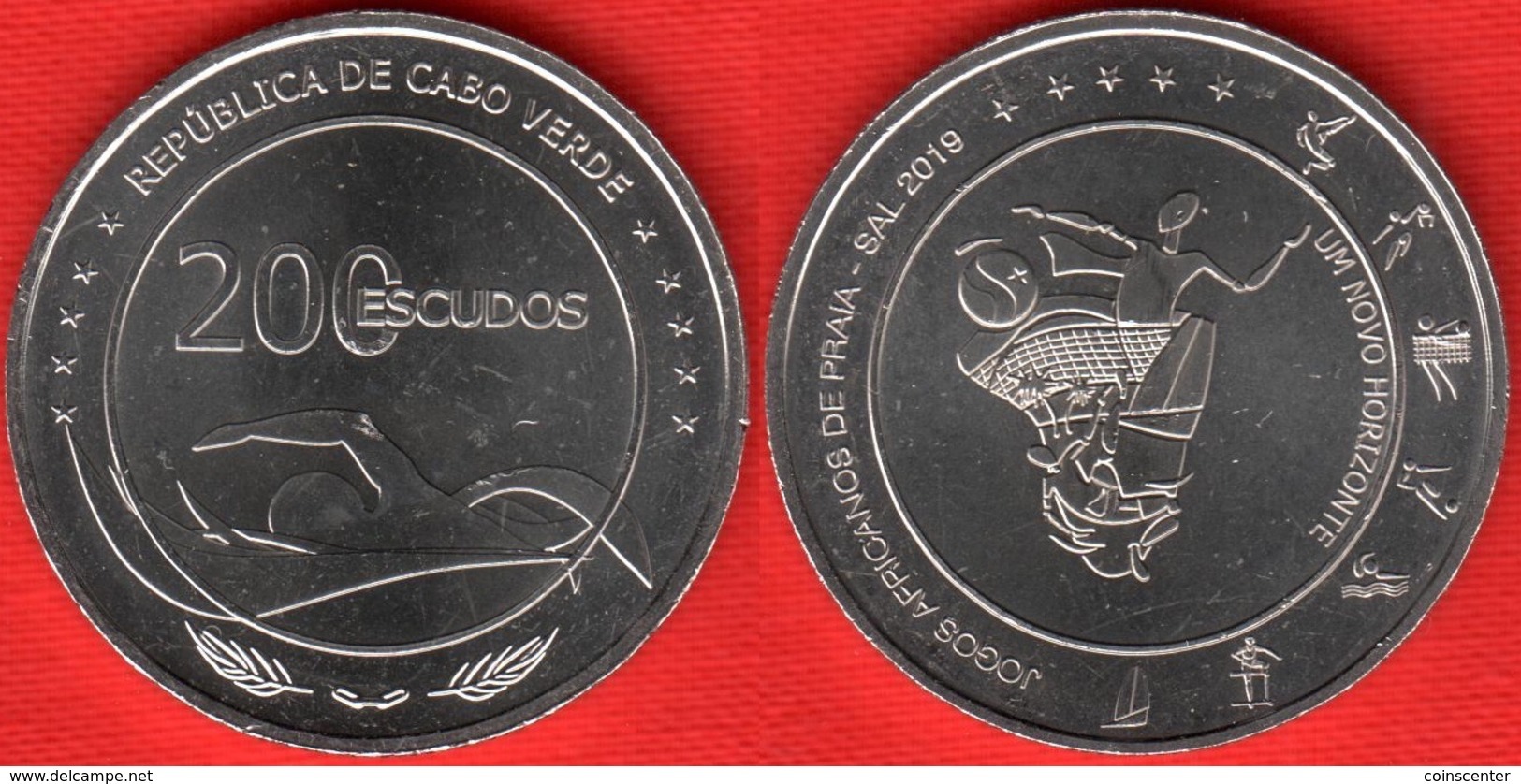 Cape Verde 200 Escudos 2019 "African Games Of Praia-Sal" UNC - Cap Vert