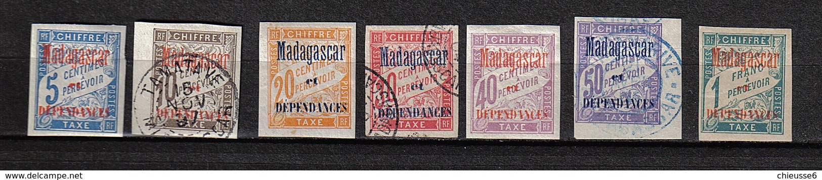 Madagascar  Taxe 1 à 7 - *.ob - Used Stamps