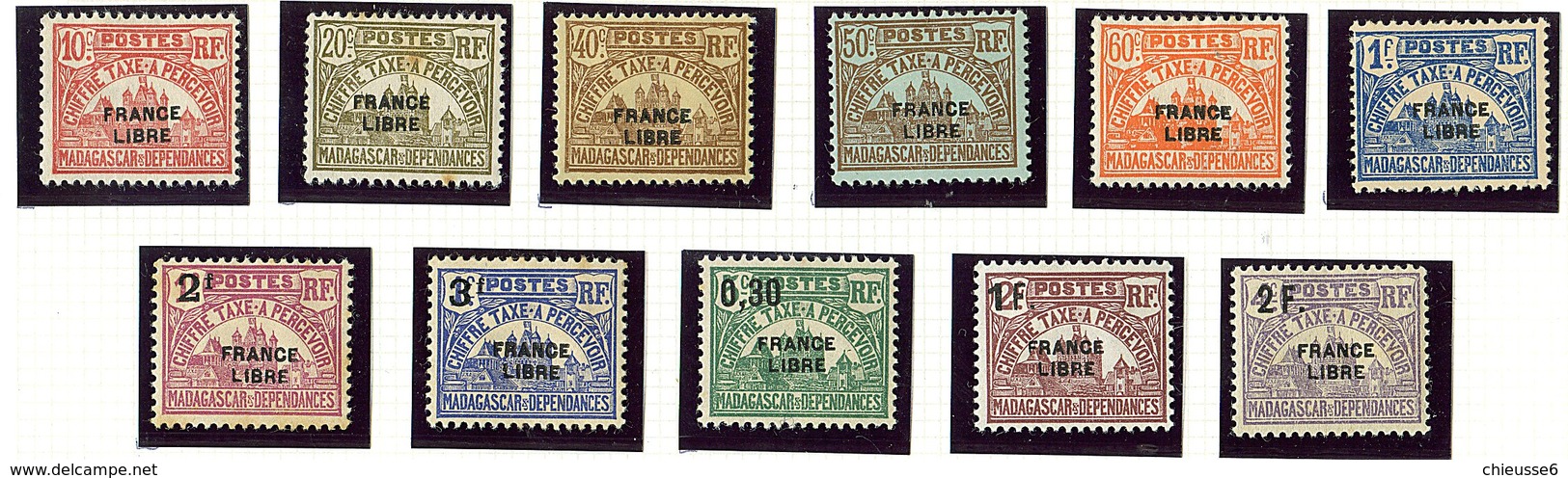 Madagascar  **, * Taxe  20 à 30 - Used Stamps