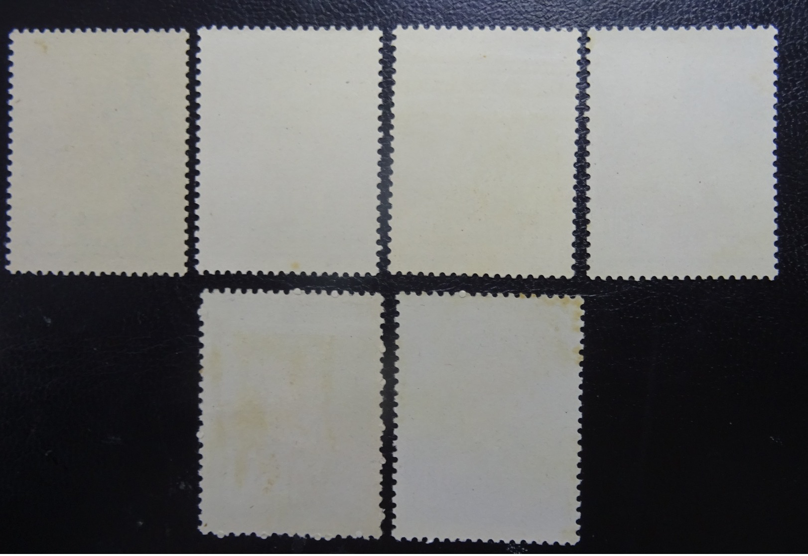 #41# CHINA 6 UNUSED STAMPS OF THE MICHEL SET 667/674 WITH TONED SPOTS. SEE PICTURES FOR CONDITION. - Nuovi