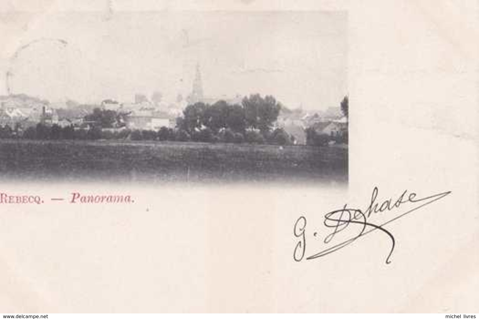 Rebecq - Panorama - Circulé En 1901 - Dos Non Séparé - TBE - Rebecq