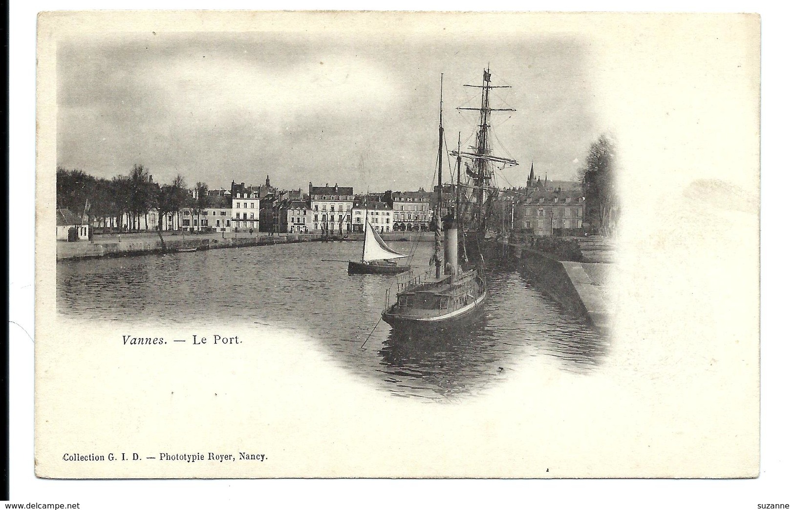 VANNES - Le Port - G.I.D. éditeur - CARTE PRÉCURSEUR 1900 - Vannes