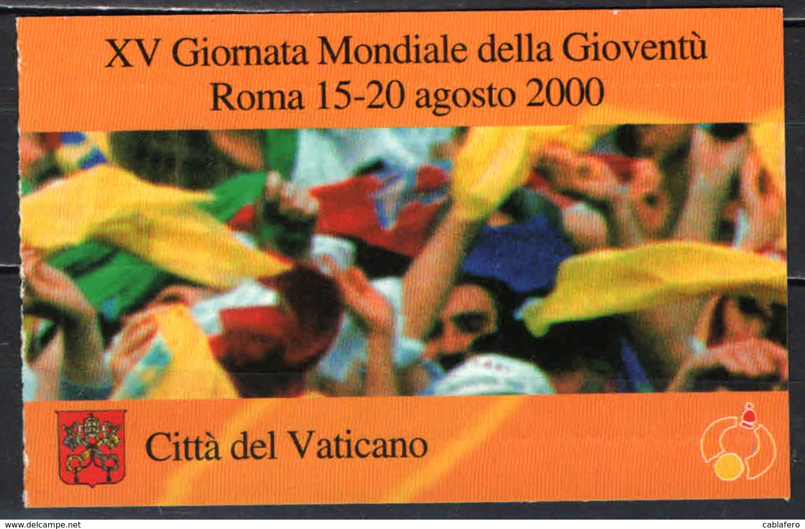 VATICANO - 2000 - 15^ GIORNATA MONDIALE DELLA GIOVENTU' - LIBRETTO - MNH - Libretti