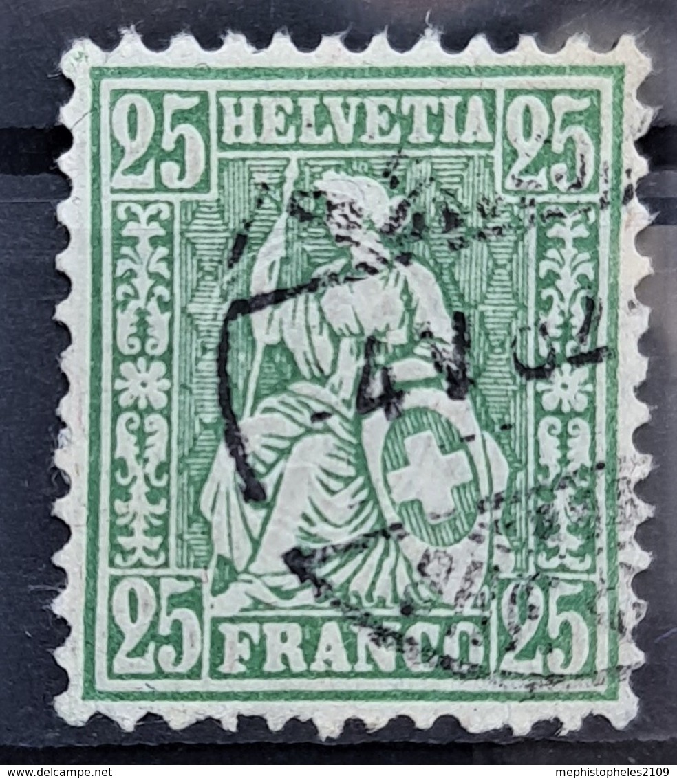 SWITZERLAND 1881 - Canceled - Sc# 65 - 25r - Oblitérés