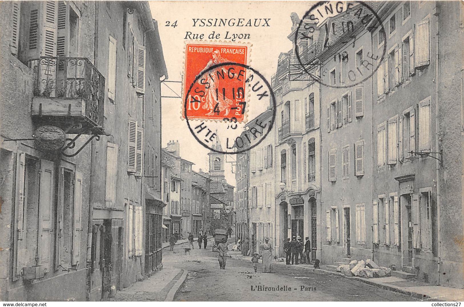 43-YSSIGEAUX- RUE DE LYON - Yssingeaux