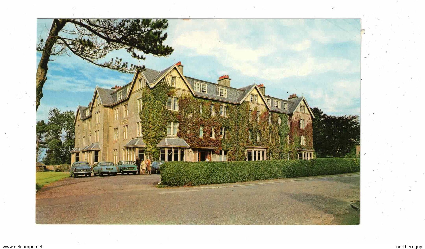 NAIRN, Scotland, UK, The Golf View Hotel, Old Chrome Postcard - Nairnshire