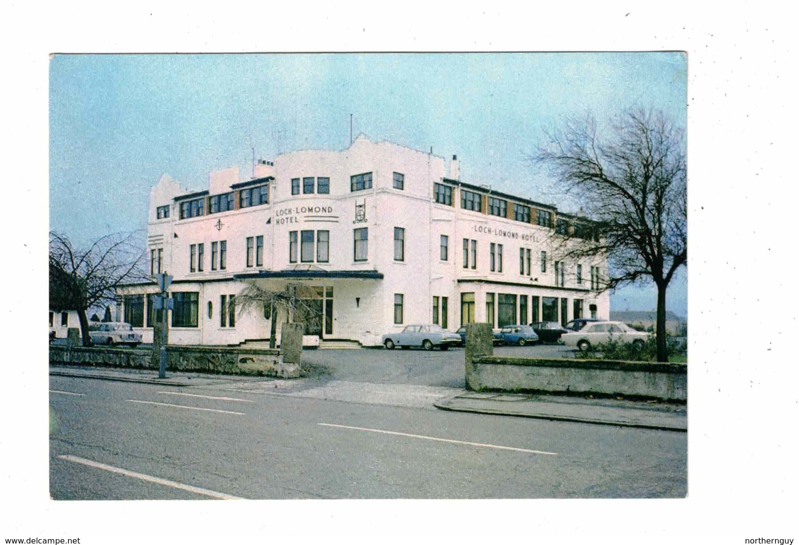 BALLOCH, Scotland, UK, Loch Lomond Hotel, Old Chrome Postcard - Dunbartonshire