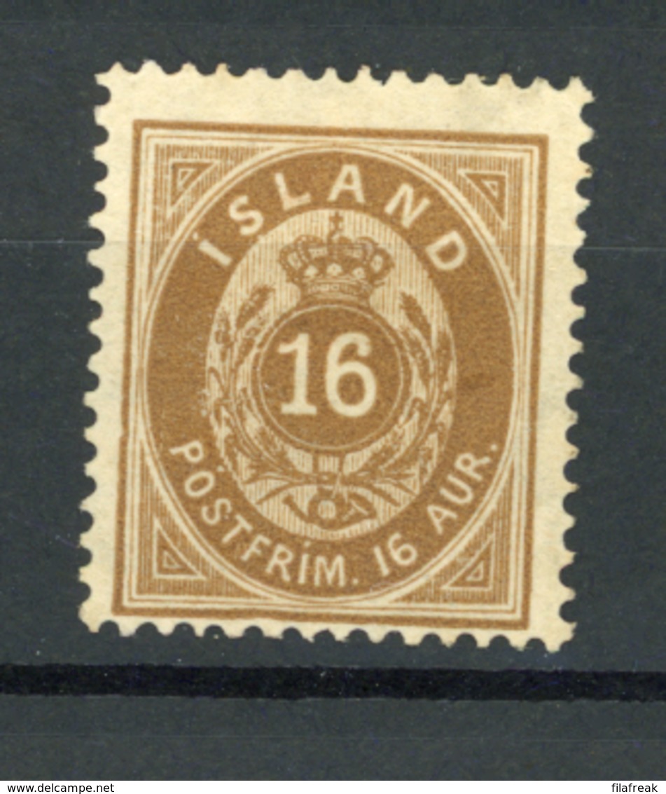 Ijsland / Iceland / Island Facit 27 MH - SEK 600 - Unused Stamps