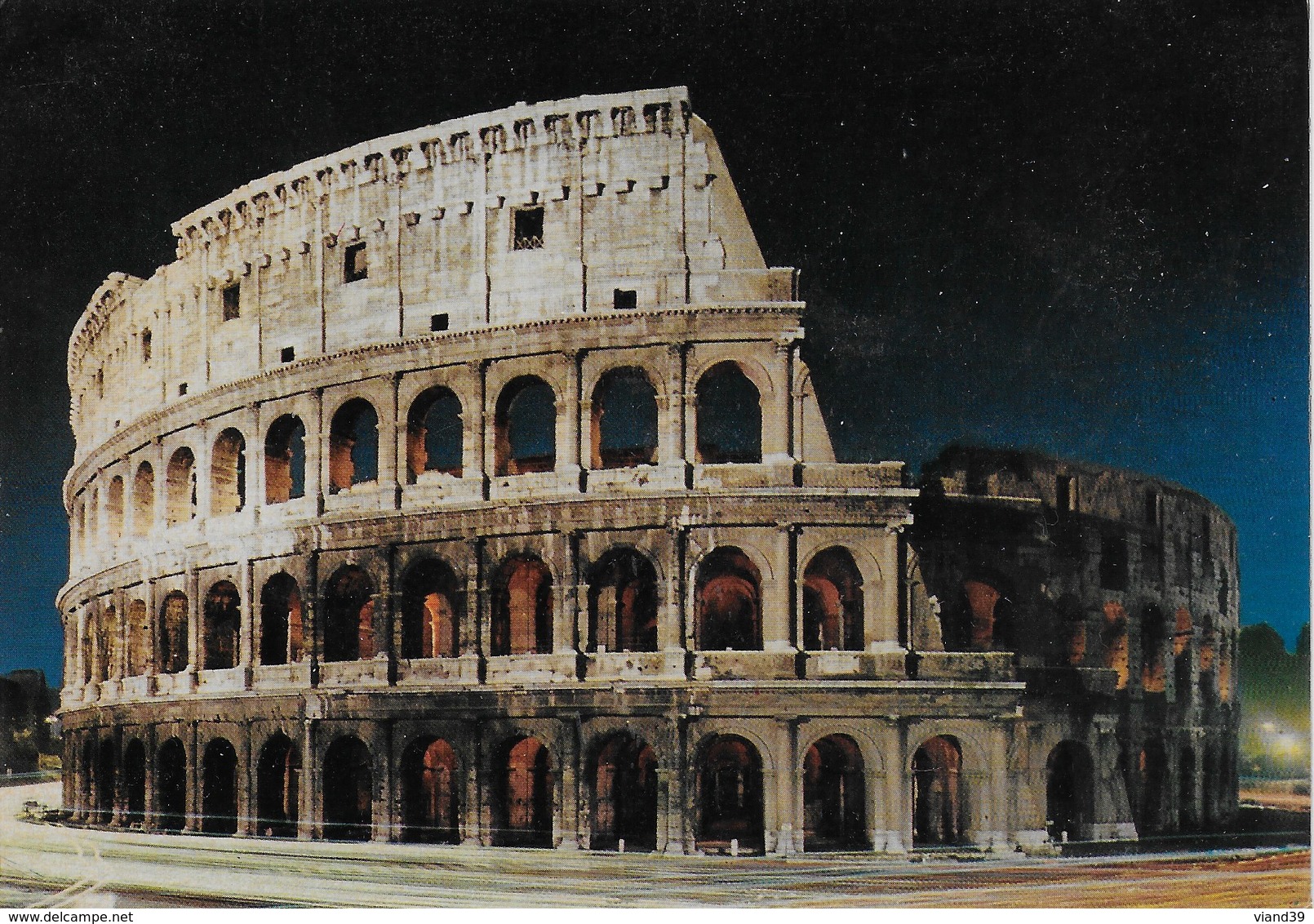 Rome - Il Colosseo ( Notturno) Le Colisée La Nuit - Colosseum