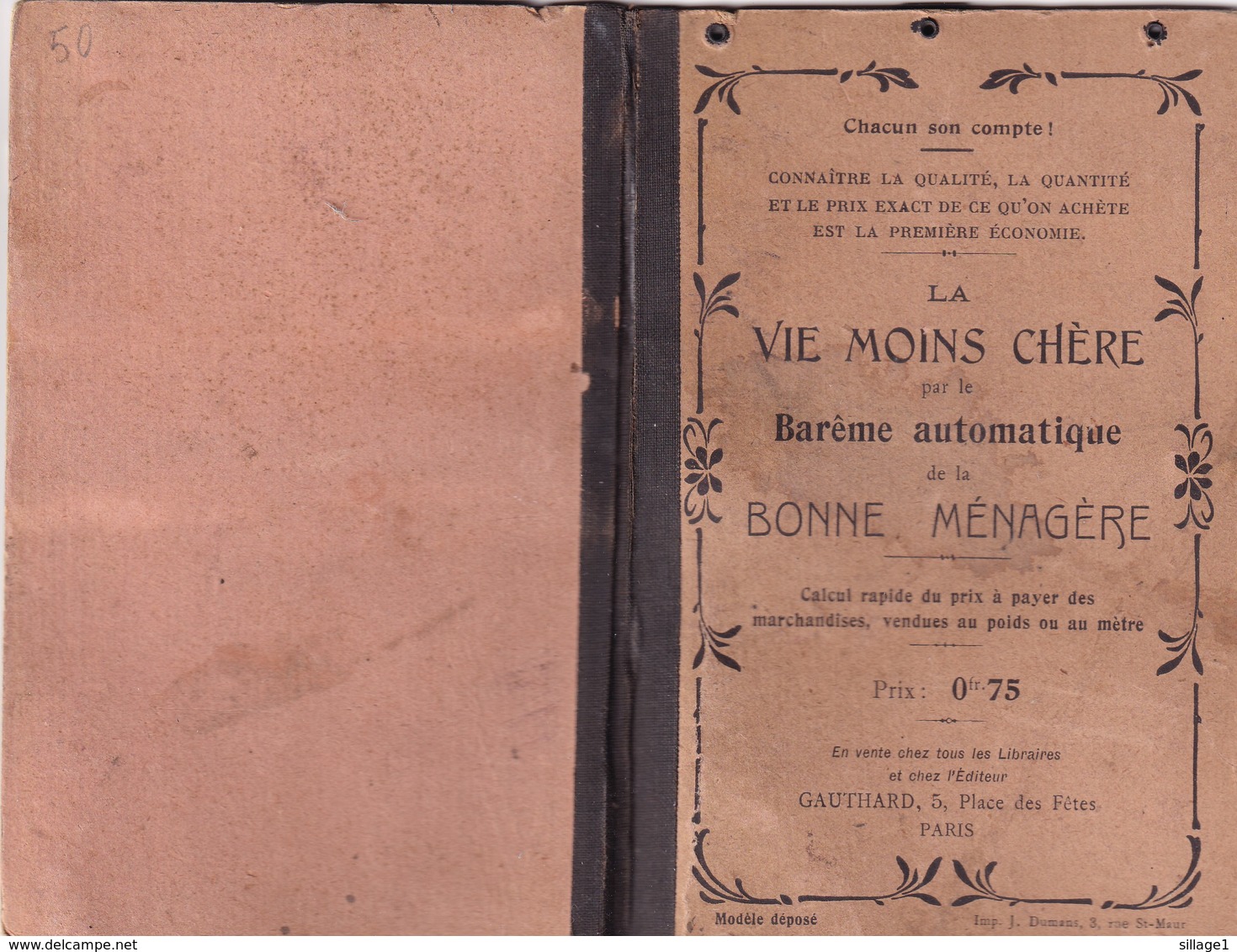 La Vie Moins Chère Par Le Barème Automatique De La Bonne Ménagère - Calcul Rapide Du Prix à Payer Des Marchandises - Comptabilité/Gestion