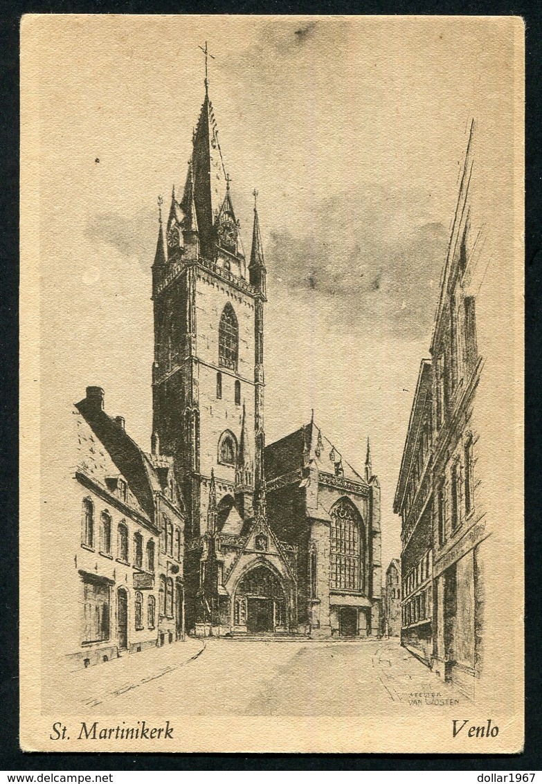 ST. Martinus-basiliek Venlo - Atelier Van Oosten , Rijnsburg  -  NOT  Used - See The 2 Scans For Condition( Originaal) - Venlo