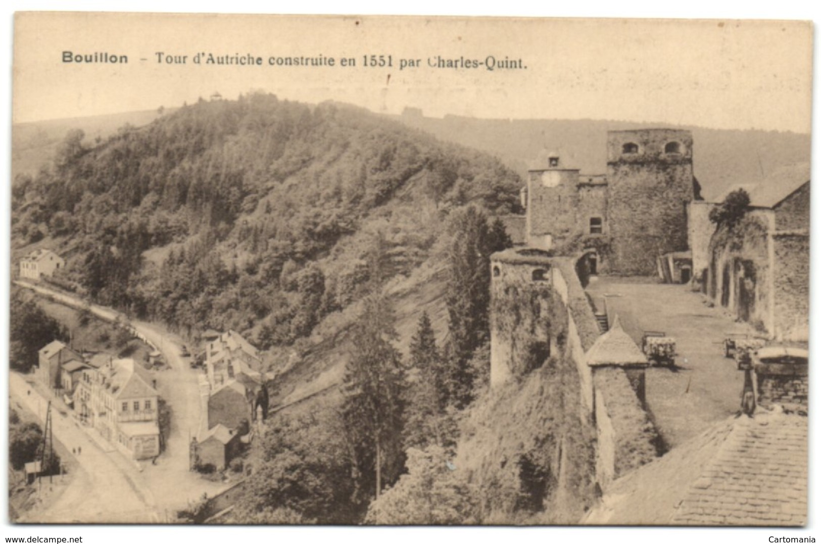 Bouillon - Tour D'Autriche Construite En 1551 Par Charles-Quint (Edit. Joseph Florin) - Bouillon