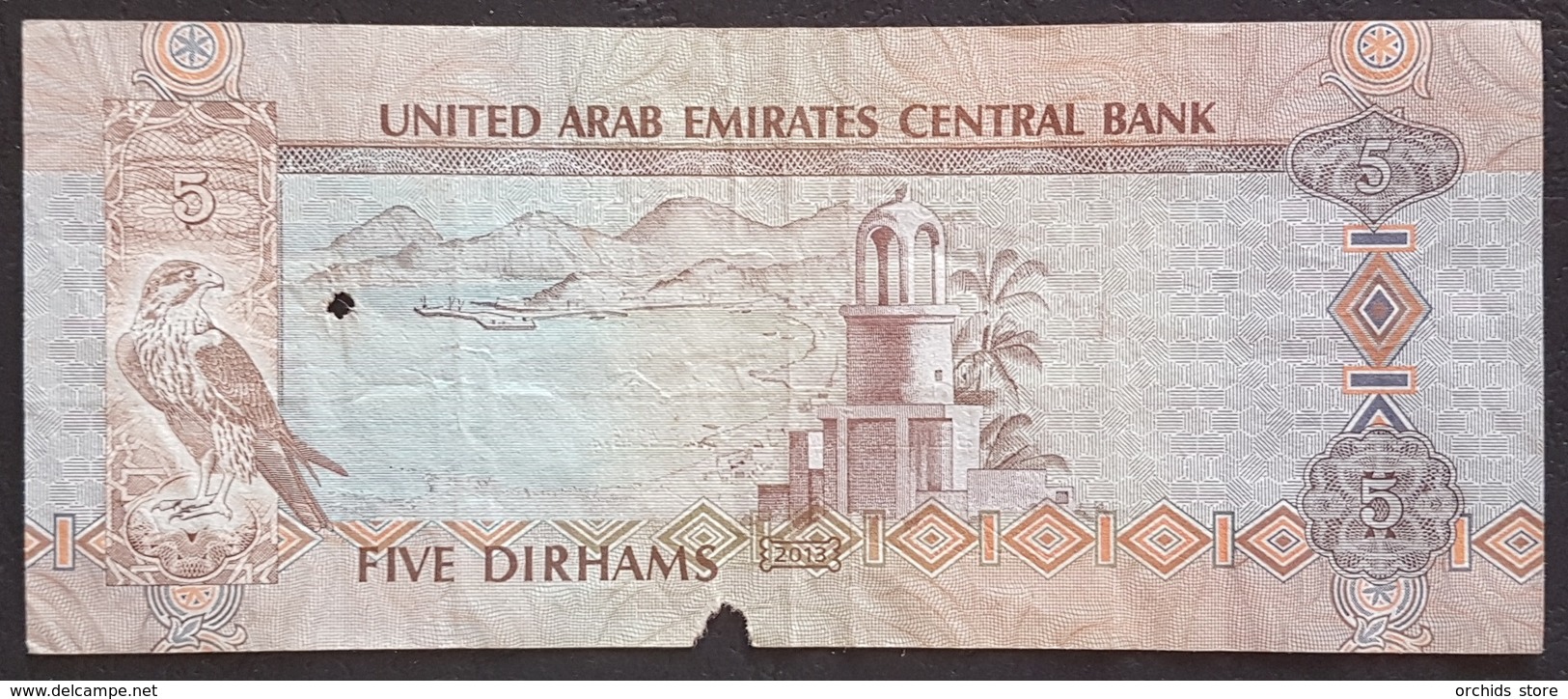 EM0305 - UAE 5 Dirham Banknote 2013 #106841459 - Emirats Arabes Unis