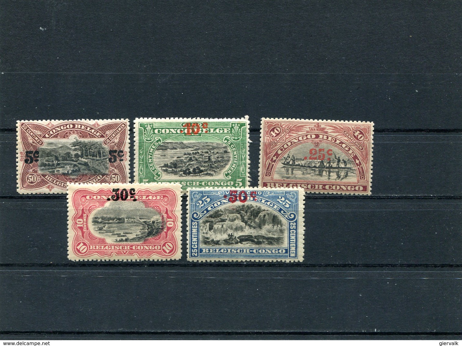 BELGIAN CONGO 1922 MNH/MH. - Nuovi